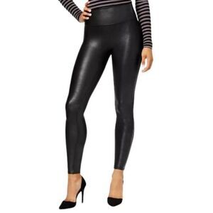 SPANX Ready To Wow Faux Leather Leggings Size XS